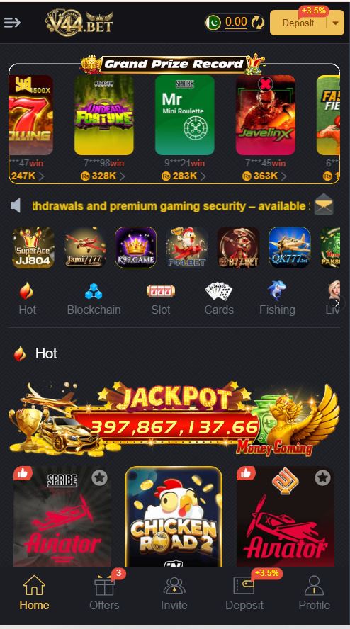 V44.Bet Game Download