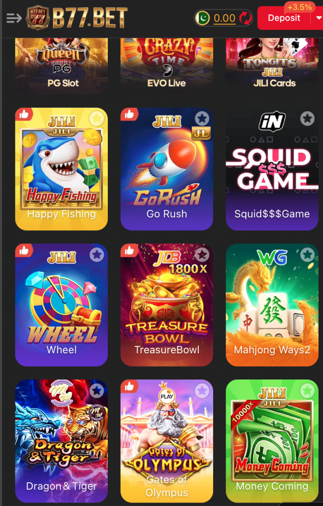 B77 Bet Game Download