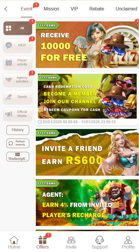 Y777 Game Download and Play